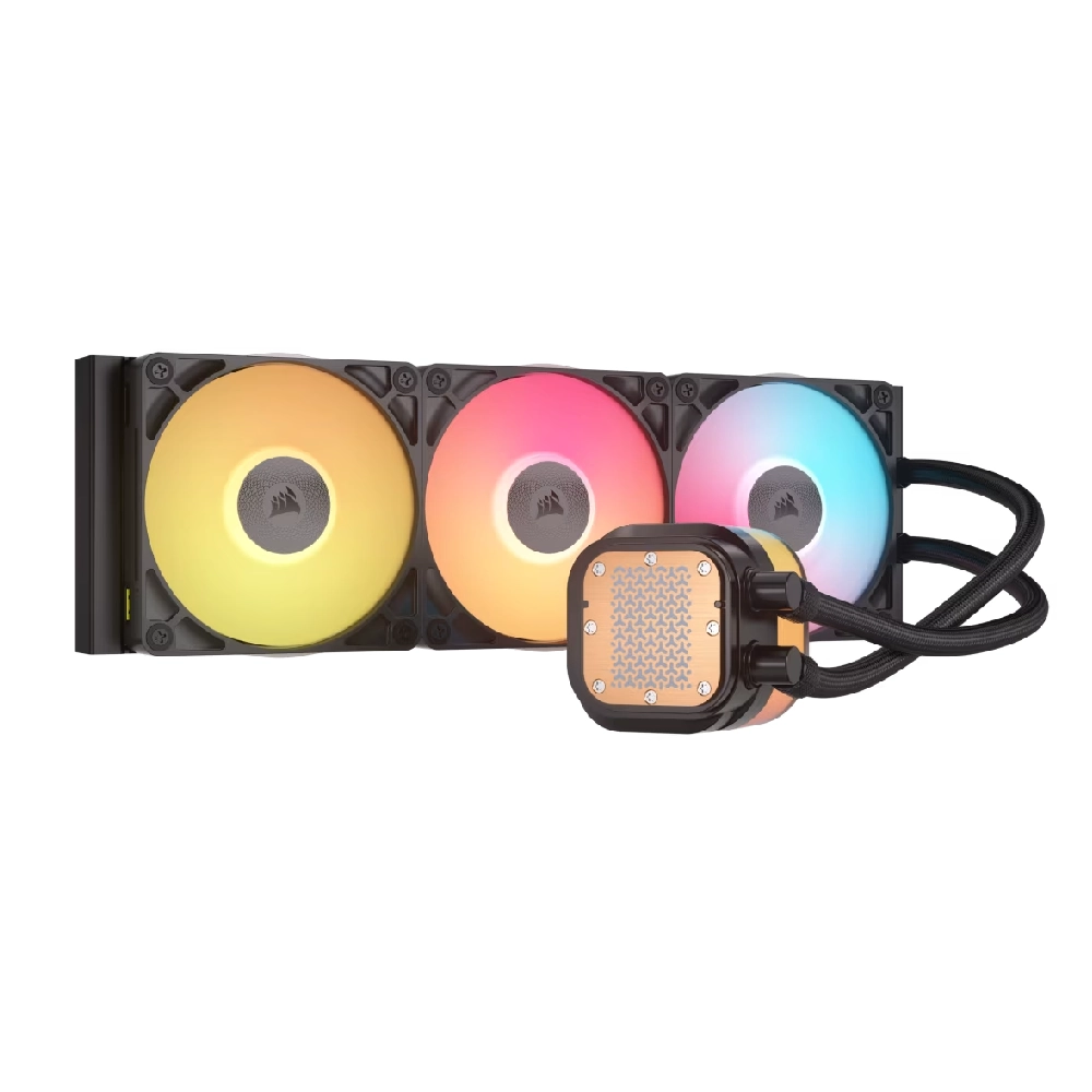 Corsair CPU Cooler Liquid iCUE LInk Titan 360 RX LCD view 3